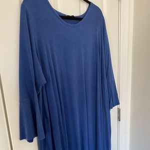 Eileen Fisher XXXL Navy Dress with bell sleeves